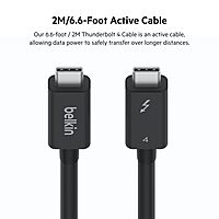 Belkin Thunderbolt 4 Cable USB-C to USB-C w/ 100W Power Delivery