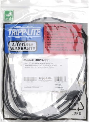 Tripp Lite USB 2.0 Hi-Speed A/B Cable with Ferrite Chokes (M/M)