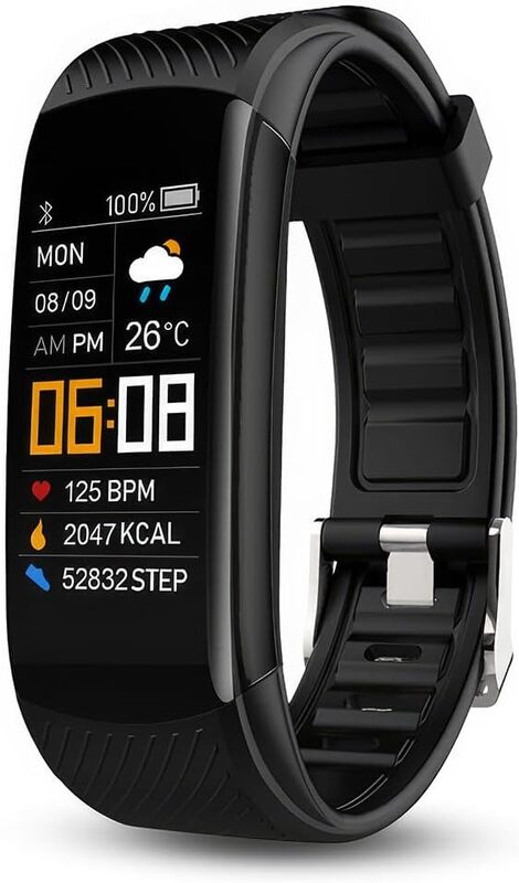 Pulsera Deportiva Inteligente con Monitor de Ritmo Cardíaco