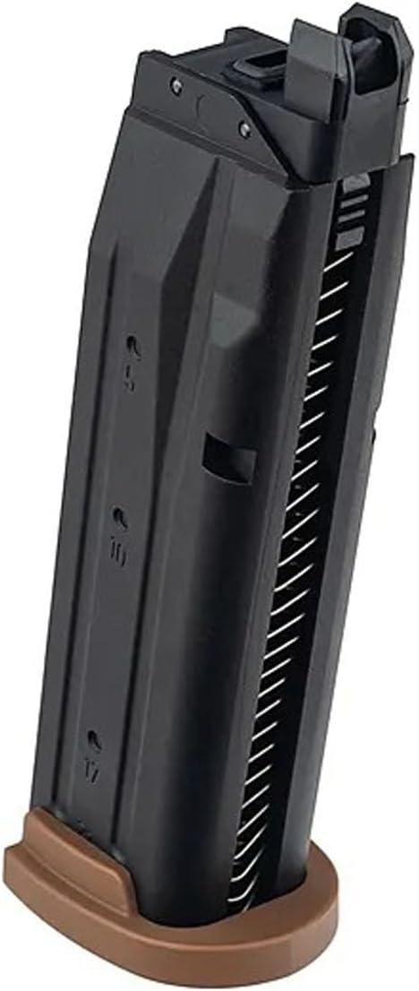 Sig Sauer ProForce 21-Round Airsoft Magazines Compatible with P320 M18 Air Guns | Green Gas Housing | Tan or Black Base