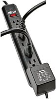 Tripp Lite 7 Outlet Power Strip NEMA 5-15R AC 25' Cord 5-15P Black Housing (PS725B)