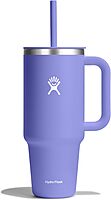 Hydro Flask Travel Tumbler with Handle, Lid and Straw - Insulated Stainless Steel