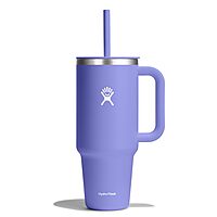 Hydro Flask Travel Tumbler with Handle, Lid and Straw - Insulated Stainless Steel