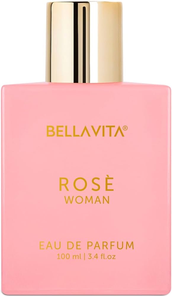 Bella Vita Luxury Rose Woman Eau De Parfum Perfume for Women with Black Currant, Vanilla, Jasmine|Floral & Sweet EDP Long Lasting Fragrance Scent 100 ML