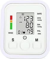 Medidor de Presión Arterial, Manguito de Presión Arterial Digital Luz de Fondo Liviana