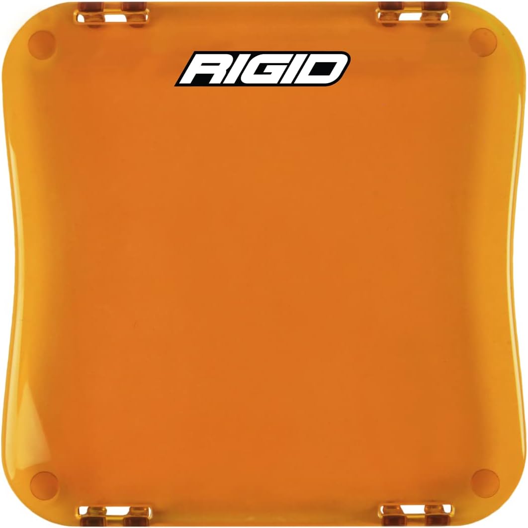 RIGID INDUSTRIES D-XL Series, 4", Amber, Light Cover; Universal, 1 Pack
