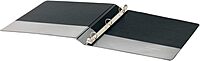 Just Basics Basic Round-Ring View Binder, 1/2" Rings, 61% Recycled, Black