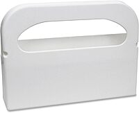 HOSPECO Health Gards Toilet Seat Cover Dispenser, Half-Fold, 16 X 3.25 X 11.5, White, 2/box 1 Count (Pack of 1)