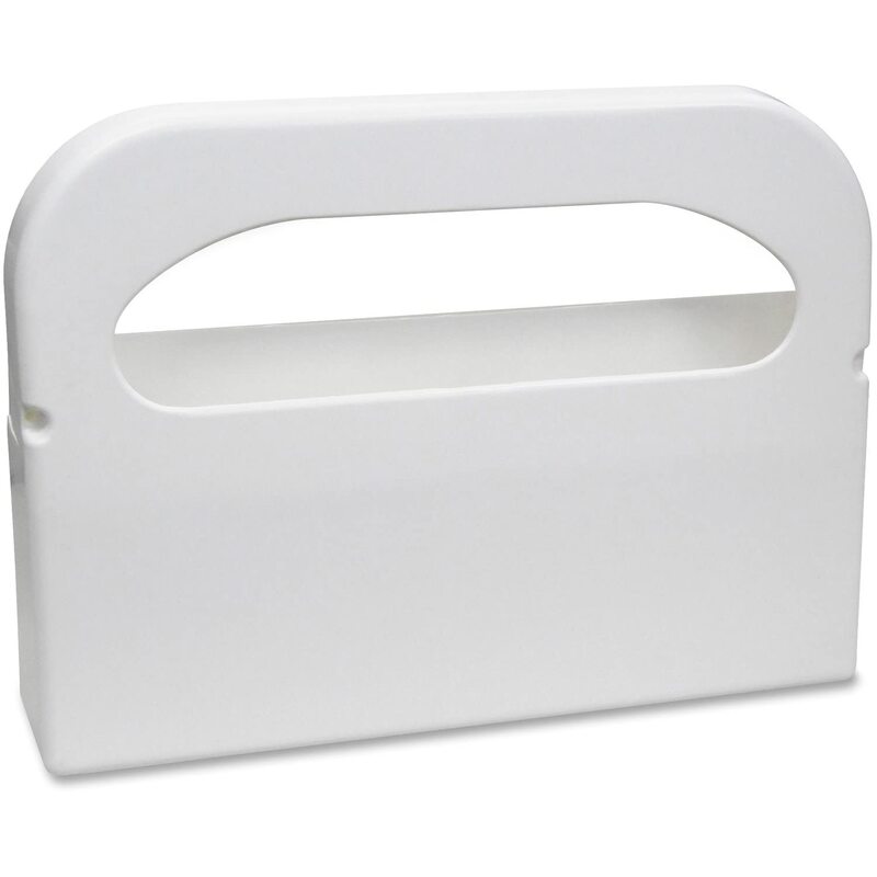 HOSPECO Health Gards Toilet Seat Cover Dispenser, Half-Fold, 16 X 3.25 X 11.5, White, 2/box 1 Count (Pack of 1)