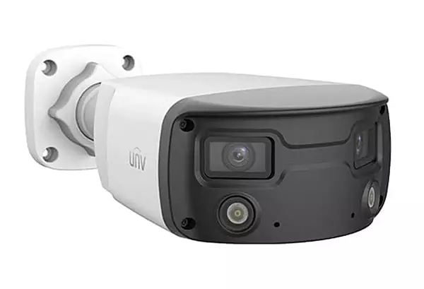 UNV 4MP IP Camera , wide angle , Prime-III ( ColorHunter), with speaker professional project series IPC2K24SE-DF40KMC-WL-I0