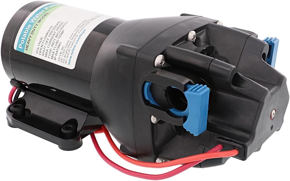 Flojet Heavy Duty RV Water Pump w/Strainer - 12V - 3GPM - 50PSI
