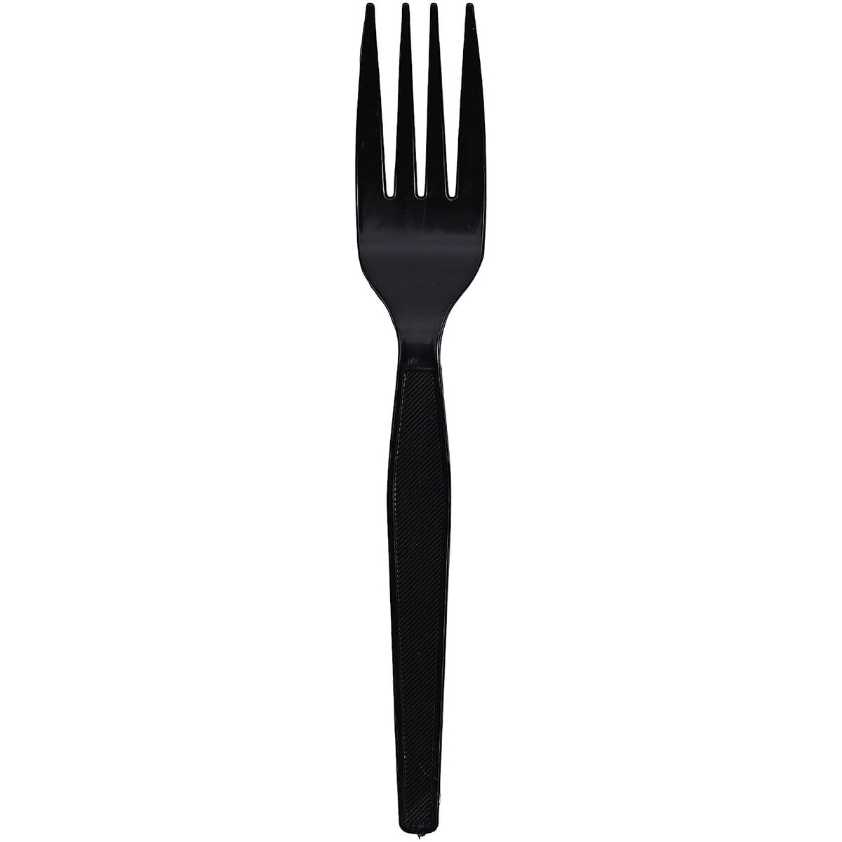 Genuine Joe Heavy Weight Plastic Fork, Black, 1000 Count