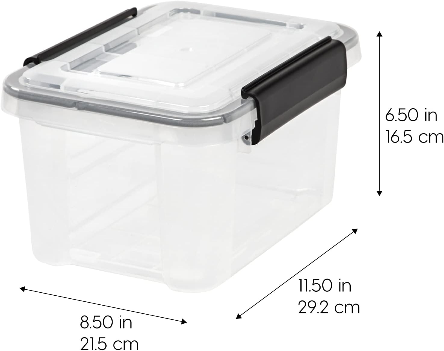 IRIS USA WEATHERPRO Weathertight Plastic Storage Box