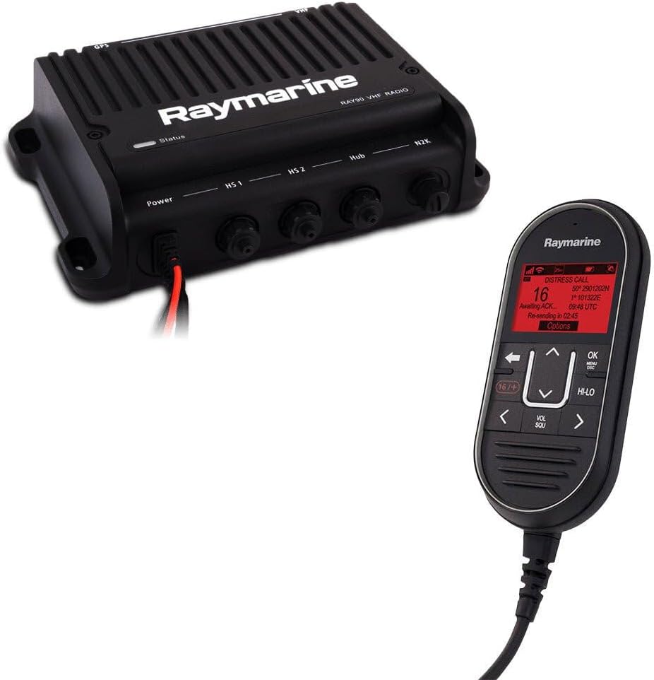 Raymarine Ray90 Modular Dual-Station VHF Black Box Radio System