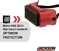 Jackson Safety WS Series Retro Safety Goggles - Welding & Cutting Eye Protection - Indirect Vented