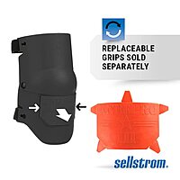 Sellstrom KneePro Ultra Flex III Professional Knee Pads with Triple-Layer Foam, Hinged Design & Speed Clips