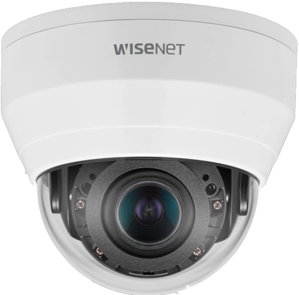 HANWHA | QND-8080R | 5 MP Indoor Network IR Dome Camera with 3.2~10mm (3.1x) Motorized varifocal Lens, RJ45 Connection