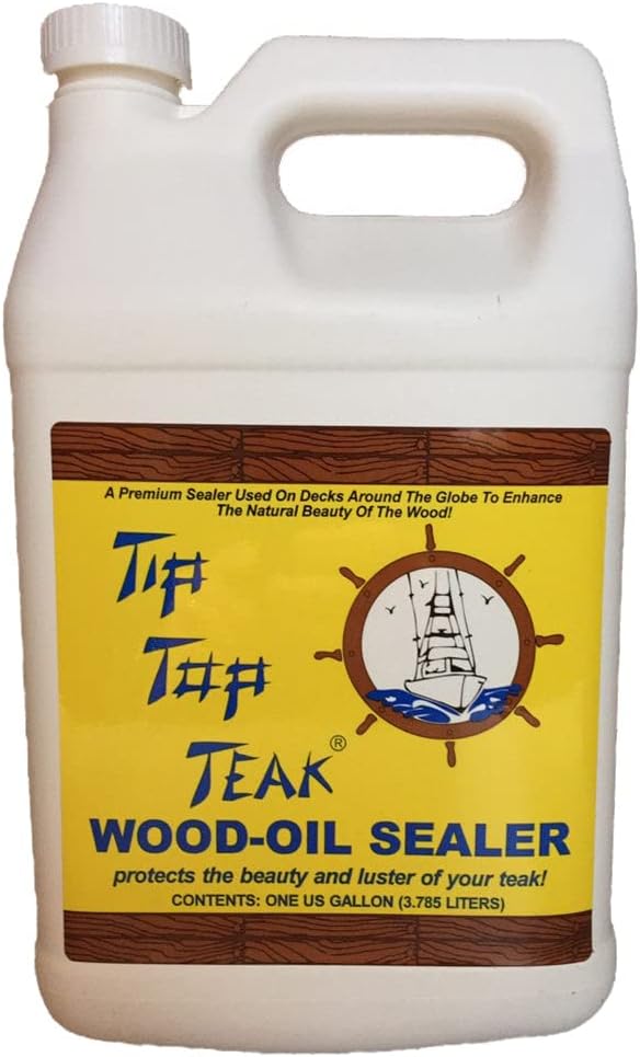 SUDBURY TS1002 Tip Top Teak Wood-Oil Sealer - 1 Gallon