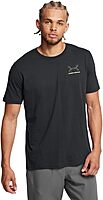 UNDER ARMOUR Mens Schematic White Tail Short Sleeve T Shirt Graphic Tee