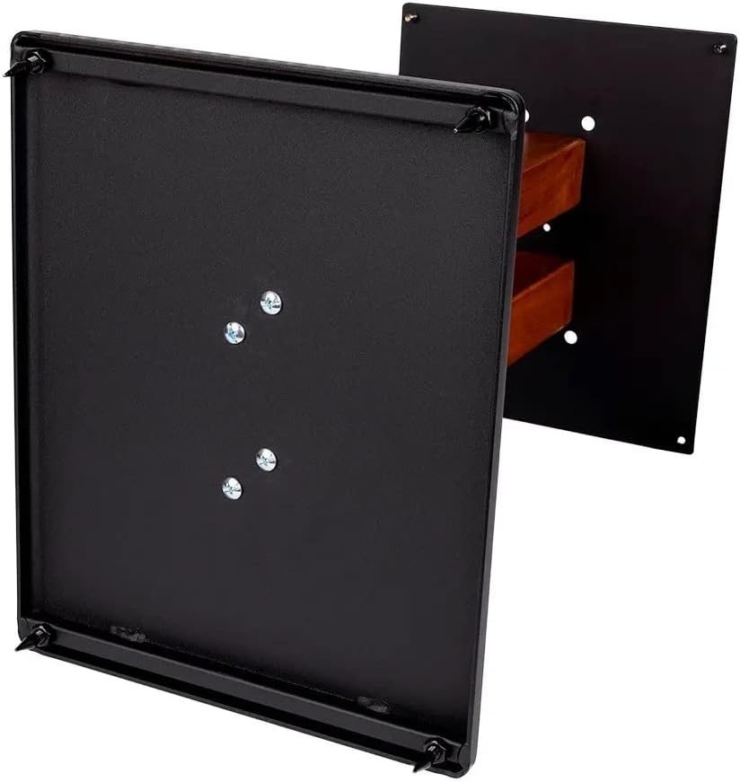 Monolith 18in Cherry Wood Speaker Stand with Adjustable Top Plate, Cherry (Each) Hold Speakers Weighing Up to 75 Pounds