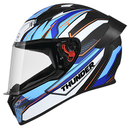 STUDDS THUNDER D8 MATT BLACK N1 BLUE M/V (XL)