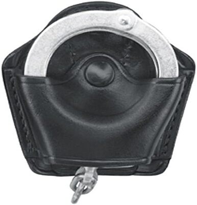 Gould & Goodrich B840 Gold Line Handcuff Case With Belt Loop (Black) Holds most chain or hinged cuffs.