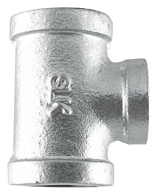 Galvanized Malleable Iron Tee Fitting 3/4In