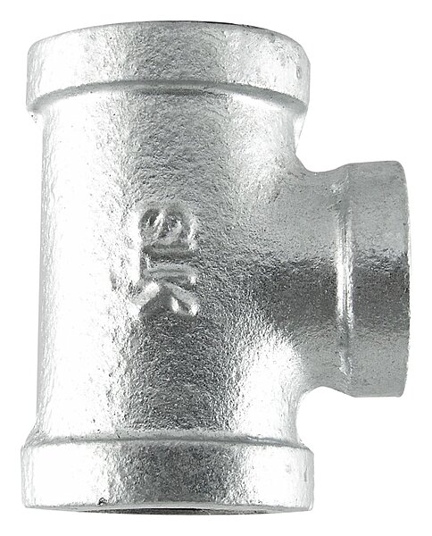 Galvanized Malleable Iron Tee Fitting 3/4In