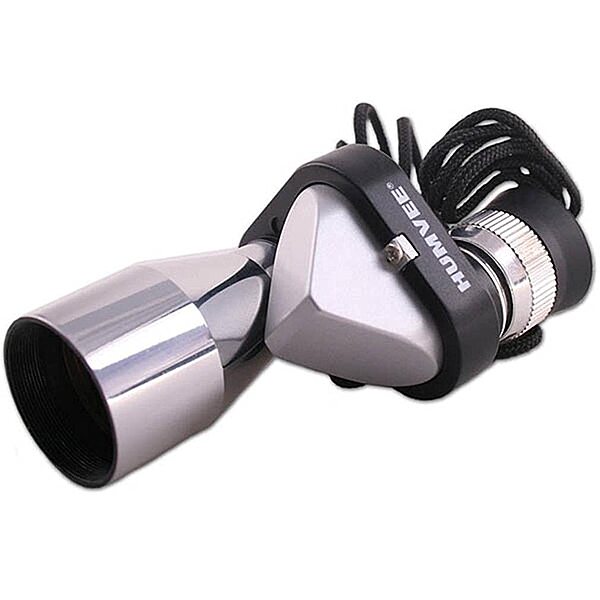 Campco Humvee 8x20 Monocular - Folding Stainless Steel Monocular with Anti-Reflective Lens, Silver