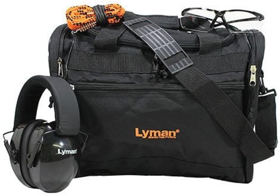 Lyman Pistol Range Kit .380/9mm/.38/.357 with Bag, Eye & Ear Protection