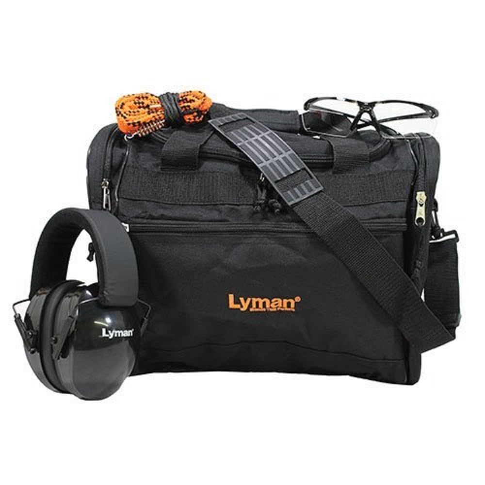 Lyman Pistol Range Kit .380/9mm/.38/.357 with Bag, Eye & Ear Protection