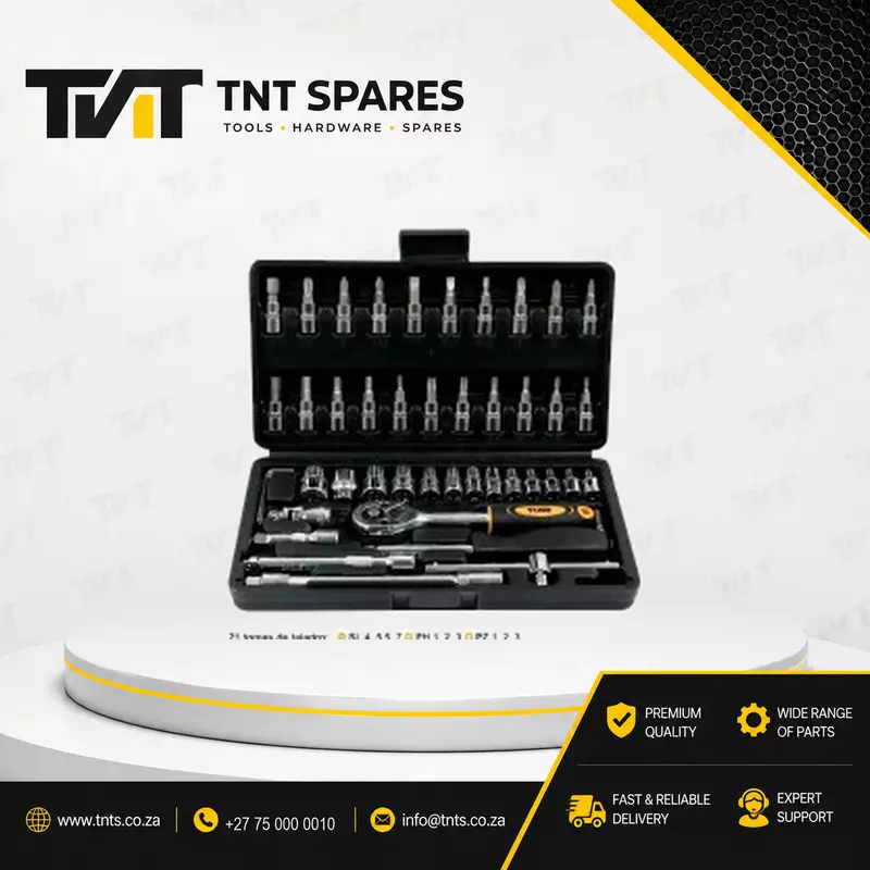 YIAD 46-Piece 1/4" Drive Socket Wrench Set