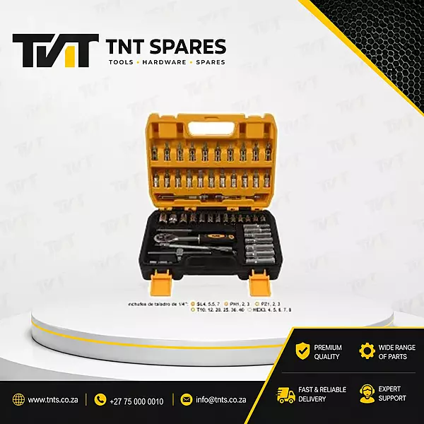 YIAD 53-Piece 1/4" Drive Socket Wrench Set