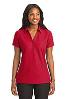 L512 PLAYERA POLO DAMA MC PORT AUTHORITY VERTICAL PIQUE
