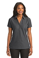 L512 PLAYERA POLO DAMA MC PORT AUTHORITY VERTICAL PIQUE