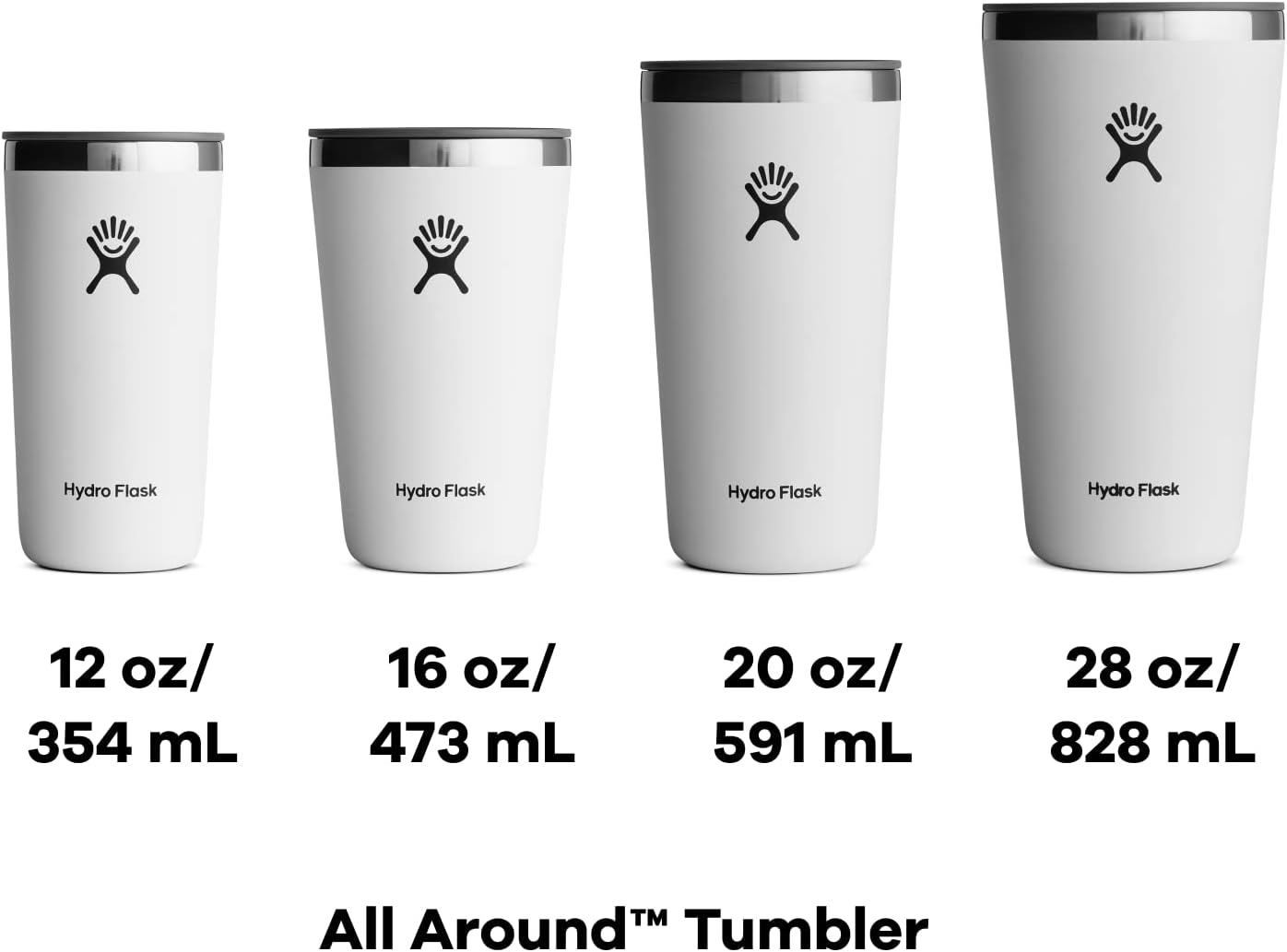 Hydro Flask All Around Insulated Tumbler with Closeable Press-In Lid