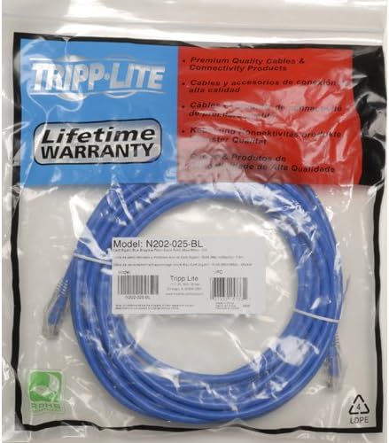 TRIPP LITE Cat6 Gigabit Solid Conductor Snagless Patch Cable (RJ45 M/M)