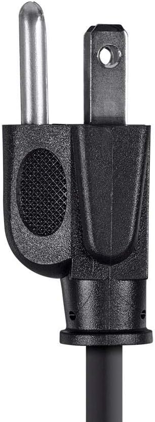 MONOPRICE Power Cord - NEMA 5-15P to IEC-320-C5, 18AWG SVT, 3-Prong