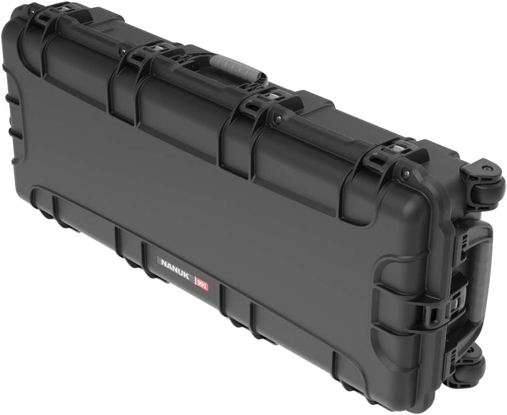 NANUK 991 Bow Case with Automatic Pressure Release Valve and PowerClaw Superior Latching System for Transporting and Storing