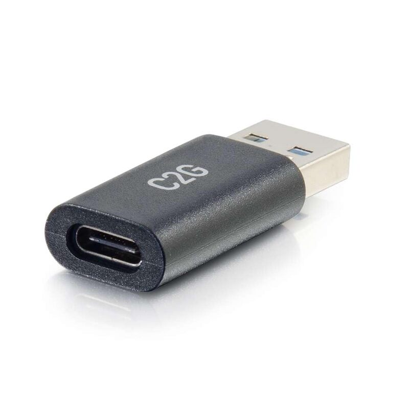 C2G USB C to USB A Adapter, Superspeed Adapter Converter, Plug and Play Adapter, C2G 54427
