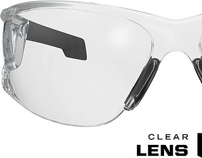Mechanix Wear: Vision Type-N Safety Glasses with Advanced Anti Fog, Scratch Resistant, Rimless Lens, Protective Eyewear, One Size Fits All, For Indoor & Outdoor Use (Clear Lens)