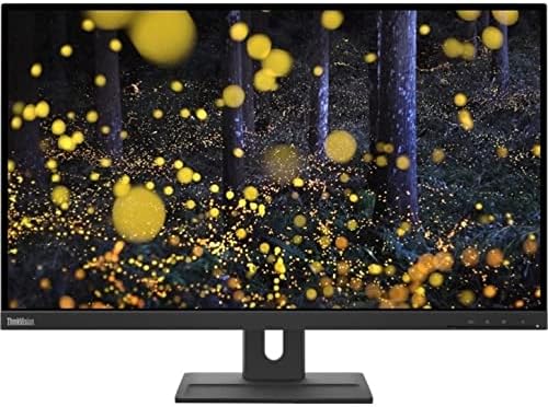 Lenovo ThinkVision E27q-20 27in Class WQHD LED Monitor - 16:9 - Raven Black - 27in Viewable