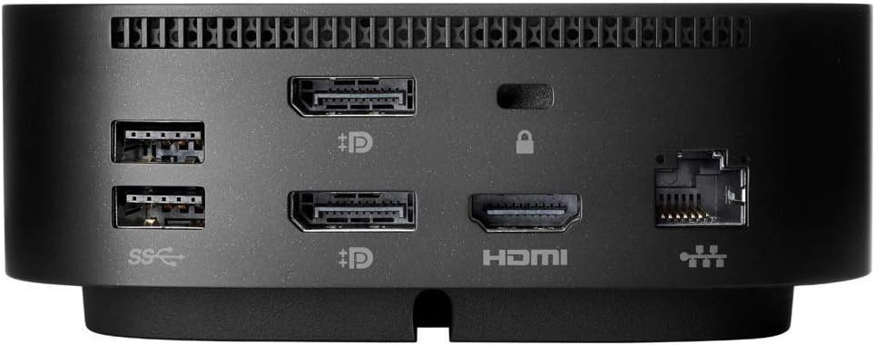 HP USB-C/A Universal Dock G2 - for Notebook - 100 W - USB Type C, USB Type A - 3 Displays Supported - 5TW13AAABA