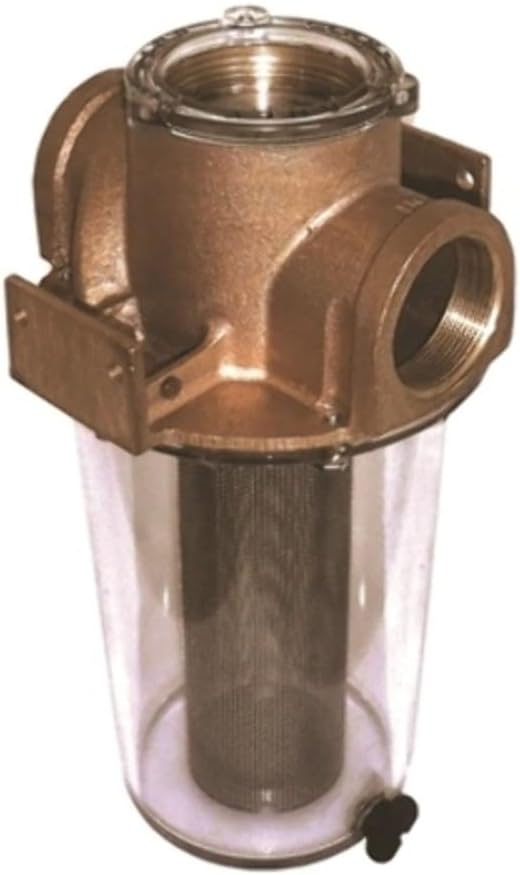 GROCO ARG-1500 Series 1-1/2" Raw Water Strainer w/Stainless Steel Basket
