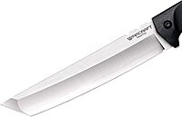 COLD STEEL Warcraft San Mai III Tanto Fixed Blade Knife with G-10 Handle and Secure-Ex Sheath