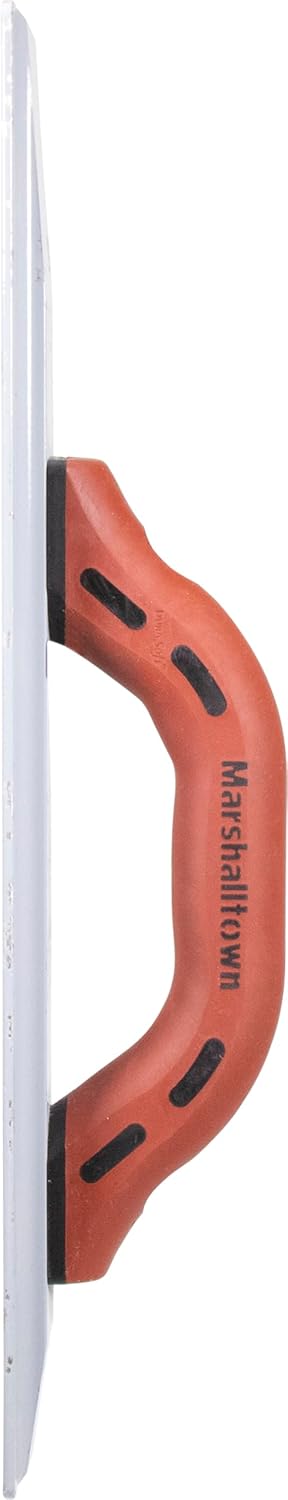 MARSHALLTOWN 16 Inch Beveled End Magnesium Hand Float, Concrete, DuraSoft Handle, Cast Magnesium Blade, Made in the USA, 145D