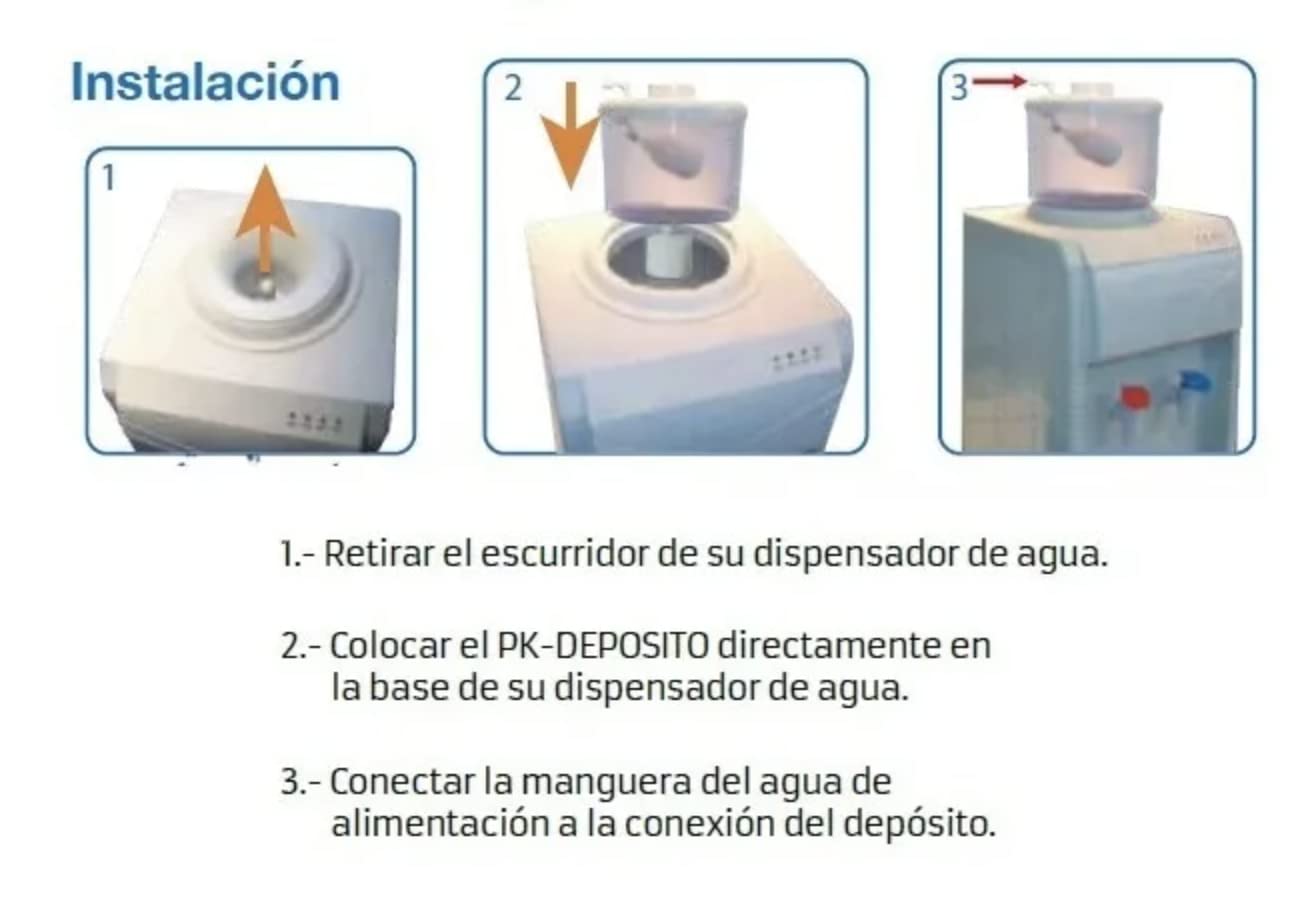 PK Deposito para 4 Litros para dispensador de Agua