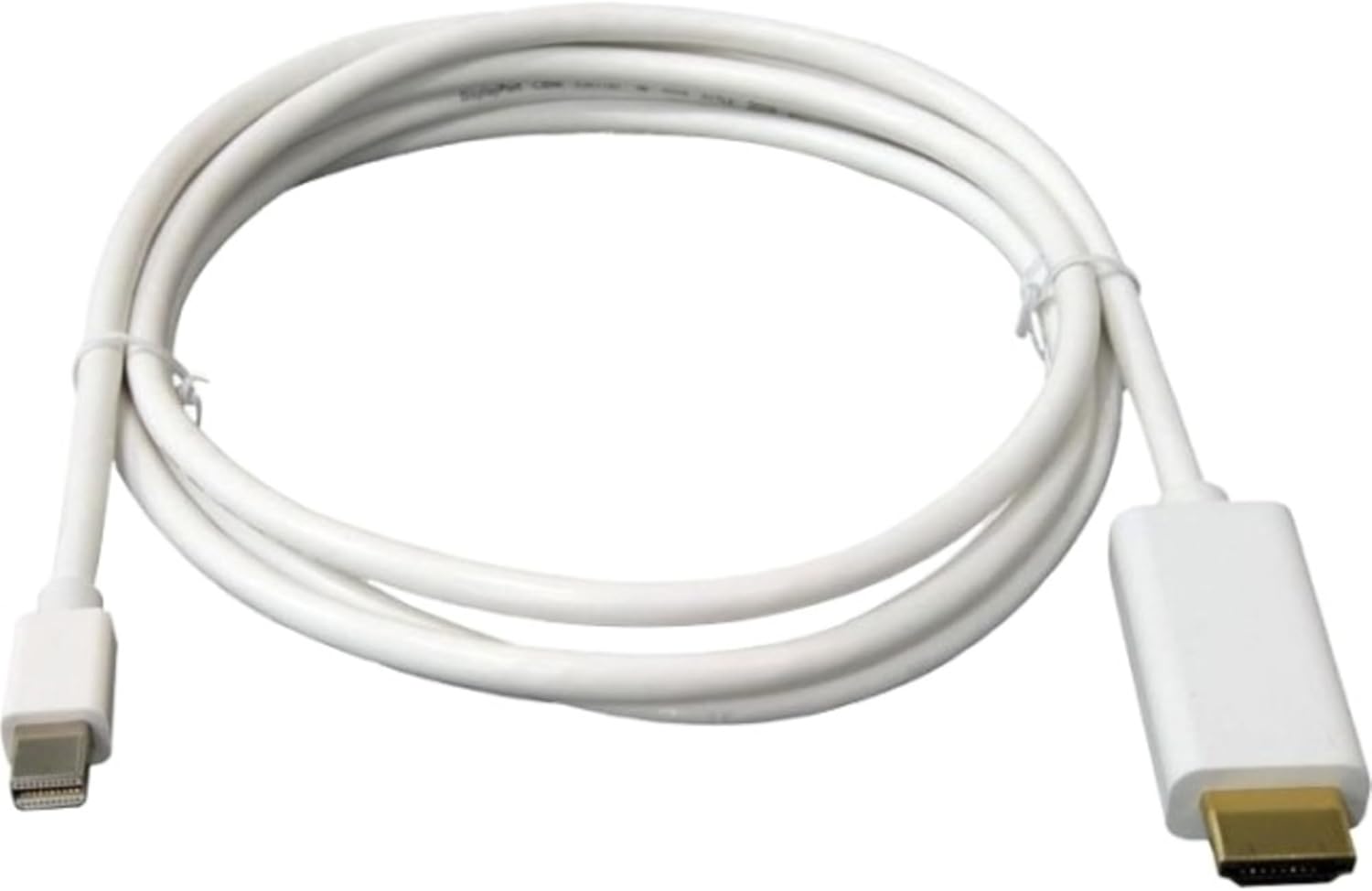 Unirise 10ft Mini Displayport to HDMI Cable, Male - Male, 32 AWG - 10 ft HDMI/Mini DisplayPort A/V Cable - MDPHDMI10FMM