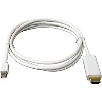 Unirise 10ft Mini Displayport to HDMI Cable, Male - Male, 32 AWG - 10 ft HDMI/Mini DisplayPort A/V Cable - MDPHDMI10FMM