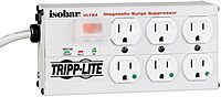 TRIPP LITE 6-Outlet Hospital-Grade Surge Protector Power Strip